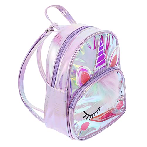 CONGARTENO Schöne Mädchen Schultasche Mit Einhorn Design Große Kapazität Junge Mädchen Rucksack Mit Verstellbarem Schultergurt Separate Fächer Für Utensilien Aufbewahrungstasche von CONGARTENO