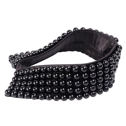 CONGARTENO Falscher Kragen Mit Für Damen Zarter Kleidungskragen Aus Spitze Modisches Accessoire Shirts Und Pullover Schwarz von CONGARTENO