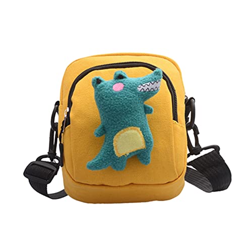 CONGARTENO 1stück Mini Umhängetasche Im Dinosaurierdesign Stylische Canvas-Tasche Für Damen Für Schule Shopping Und Freizeit Kleine Aufbewahrung Für Handy Und Geldbörse Geschenktasche von CONGARTENO