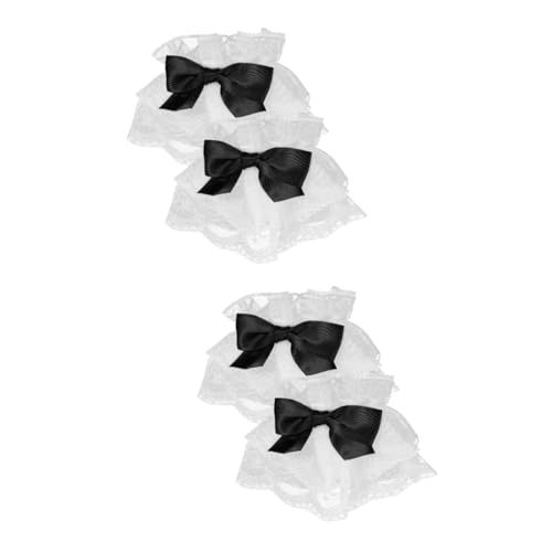 CONGARTENO 2paare Lolita Steampunk Handgelenk Manschetten Aus Spitze Atmungsaktive Und Leichte Armbänder Für Cosplay Hochzeiten Und Teepartys Elegantes Accessoire von CONGARTENO