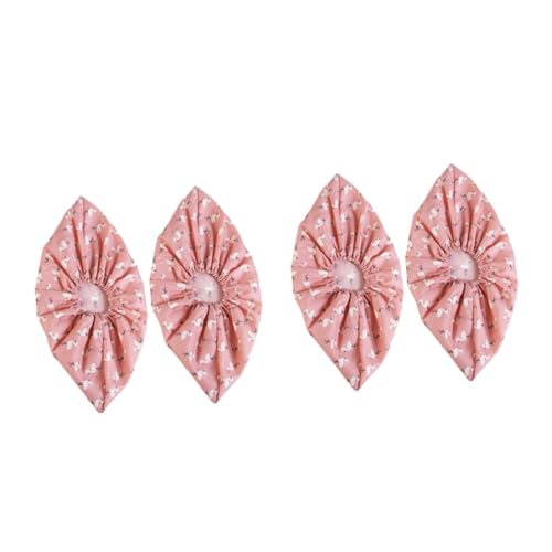 CONGARTENO 2 Paare rutschfeste Füße Abdeckung Mop Pantoffelschuhe Decken Männer Hausschuhe Frauen drinnen schuhüberzieher Stiefelüberzüge waschbar rutschfeste Überschuhe Füße bedeckt Rosa von CONGARTENO