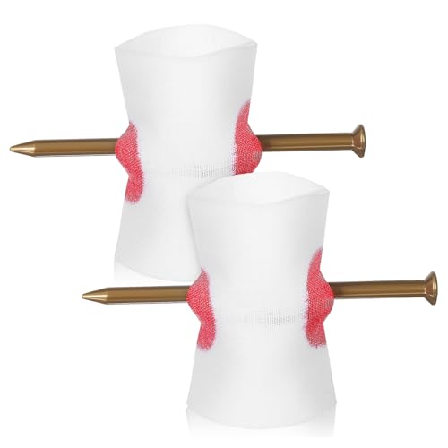 CONGARTENO 2 Realistische Fake Nagel Durch Finger Halloween Streich Requisiten mit Bluteffekt Wiederverwendbare Plastik Nägel für Party Gruseltricks Aprilscherz und Kostümspaß von CONGARTENO