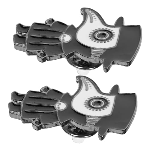 CONGARTENO 2 Stck Teiliges Plague Doctor Broschen Punk Stil Langlebige Anstecknadeln für Damen Kleidung Rucksack Pins Robust und Ästhetisch Geschenk für Weihnachten und Geburtstag von CONGARTENO