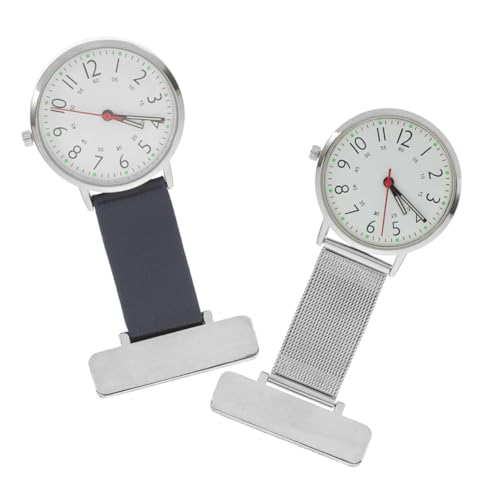 CONGARTENO 2 Stück Arzt Brustdiagramm Armband Taschenuhr Medizinische Assistentenuhr Präzisions Medizinuhr Krankenschwestern Taschenuhr Medizinische Uhren Für Krankenschwestern von CONGARTENO