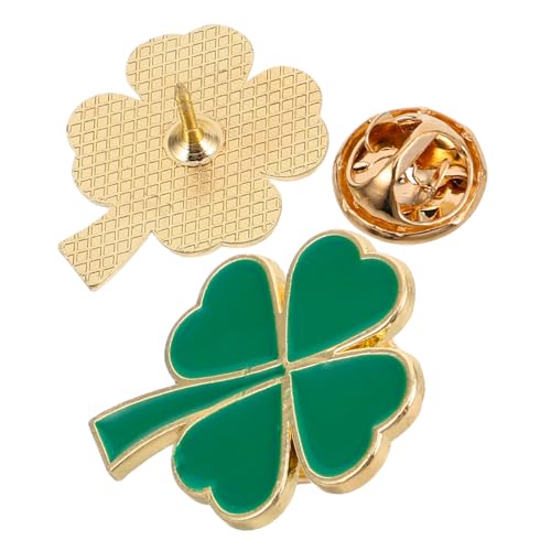 CONGARTENO 2 Kleeblatt-broschen Schmuck Für Frauen Patricks Day-accessoire Kristallkleeblatt-anstecknadel von CONGARTENO