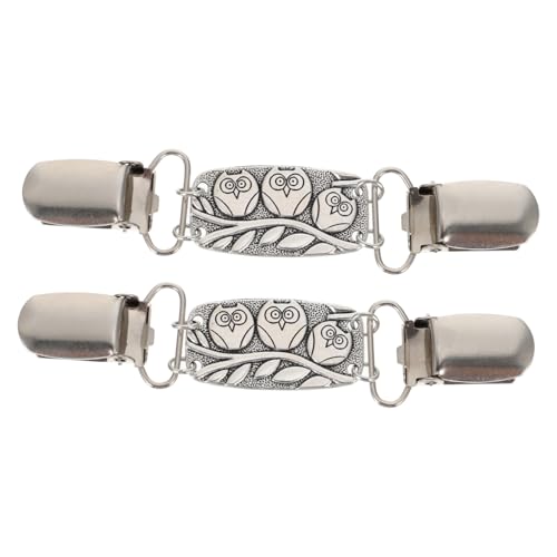 CONGARTENO 2 Stück Broschen aus Legierung für Pullover und Strickjacken Dekorative Schalspange Vielseitiger Kleidungsklammer Farbenfroh und Geeignet für Frauen Mädchen und Festliche Anlässe von CONGARTENO