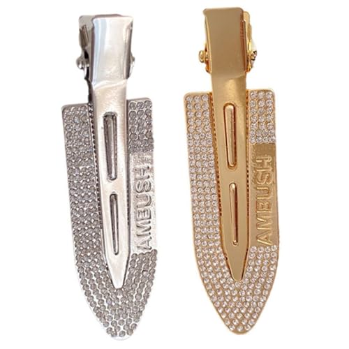 CONGARTENO 2 Stück Creaseless Haarklammern aus Leichtem Material Langlebige Haarspangen für Mädchen Schonend zum Haar Vielseitig für Make Up Schlafen Hochzeit und Alltag Geeignet von CONGARTENO