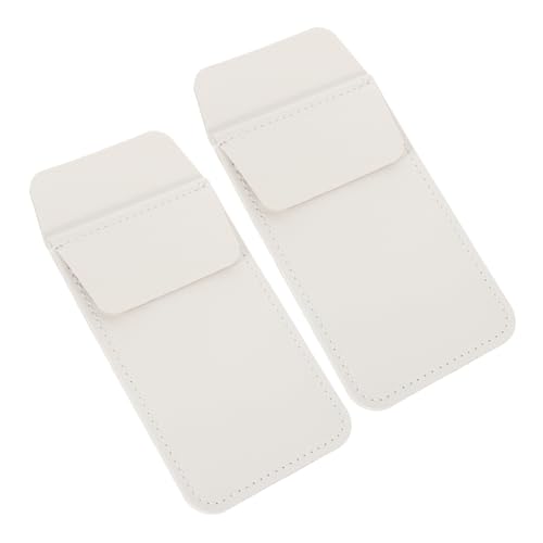 CONGARTENO 2 Stück PU Leder Stifttasche Wiederverwendbarer Krankenschwester Pen Organizer mit Großer Kapazität Vielseitiger Pocket Protector für Ärzte und Pflegekräfte Praktischer von CONGARTENO
