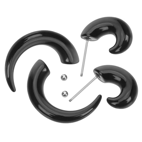 CONGARTENO 2 Stück Punk Ohrstecker Hörner Claw Design Rund Unisex Ohrringe für Mädchen Damen Herren Party Halloween Alltag von CONGARTENO