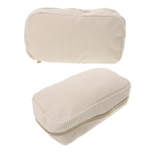 CONGARTENO 2 Stück Reise Kosmetiktasche Große Kapazitive Toilettenartikel Aufbewahrungstasche Praktische Handgepäcklösung für Damen für Reisen und Zuhause Schickes Design von CONGARTENO