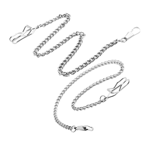 CONGARTENO 2 Stück Vintage Hosenkette aus Robustem Metall Stilvolle Jeans Taschengurt Accessoires Retro Uhrenkette für Herren mit Langlebigem Design und Individuellem Cowboy Flair von CONGARTENO