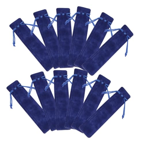 CONGARTENO 20 Stück Teiliges Federmäppchen aus Doppelseitigem Dickem Samt mit Kordelzug Kratzfeste Kompakte Stifttasche für Einzelne Stifte Tragbar und Robust als Geschenkverpackung für Büro von CONGARTENO