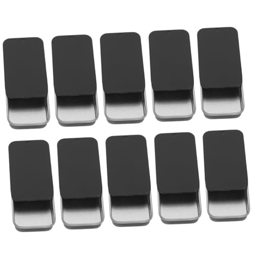 CONGARTENO Schiebedeckel-aufbewahrungsbox Weißblech-aufbewahrungsbox Organizer 20-teilige Metall-aufbewahrungsbox von CONGARTENO