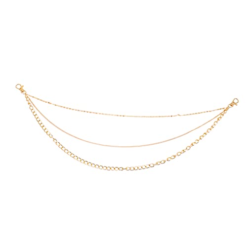 CONGARTENO 2stücke Metall Hosenkette Für Jeans Stilvolle Und Tragbare Punk Accessoires Für Damen Und Langlebig Und Glänzend Für Und Mode-outfits von CONGARTENO