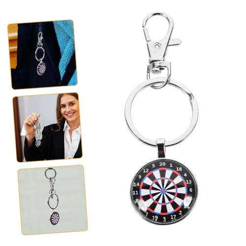 CONGARTENO 2St Zeit-Edelstein-Schlüsselanhänger Lanyard Planke Ringe Halter graceling bastelzeug Schlüsselanhänger-Accessoire mit Sportmotiv Retro-inspirierter Schlüsselanhänger mit Anhänger von CONGARTENO
