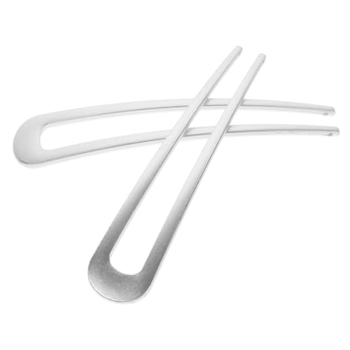 CONGARTENO 2stücke Metall Haarnadeln Für Damen Elegante U-förmige Haarschmuck-sticks Für Hochsteckfrisuren Vielseitige Und Stilvolle Haargabeln Für Formelle Anlässe Und Alltag von CONGARTENO