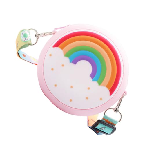 CONGARTENO 2stücke Mädchen Umhängetasche Aus Niedliche Regenbogen Mini Crossbody Tasche Verstellbarer Schultergurt Für Party Und Alltag Große Kapazität Und Sicheres Design von CONGARTENO