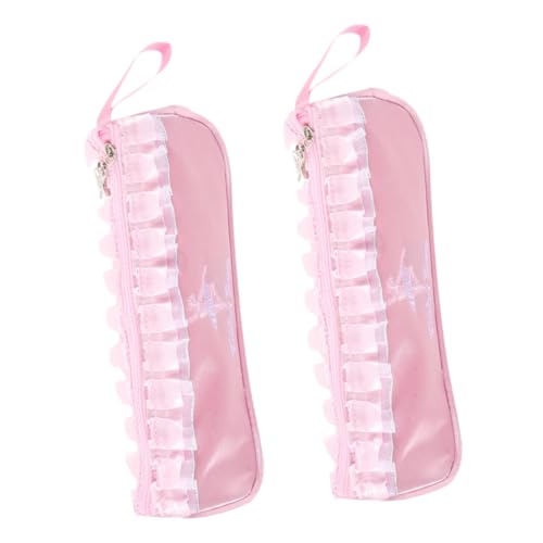CONGARTENO 2stücke Tanztasche Für Mädchen Mit Reißverschluss Atmungsaktive Ballett-schuhtasche Aus Polyester Leicht Und Platzsparend Für Tanzstudio Und Reisen von CONGARTENO
