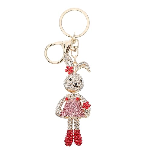 CONGARTENO 3 STK Hase Schlüsselanhänger einzigartiger Autoanhänger Geldbörse Schlüsselanhänger adventsgeschenke Kinder schlüsselanhänger Tier entzückender Schlüsselanhänger Rucksackanhänger von CONGARTENO