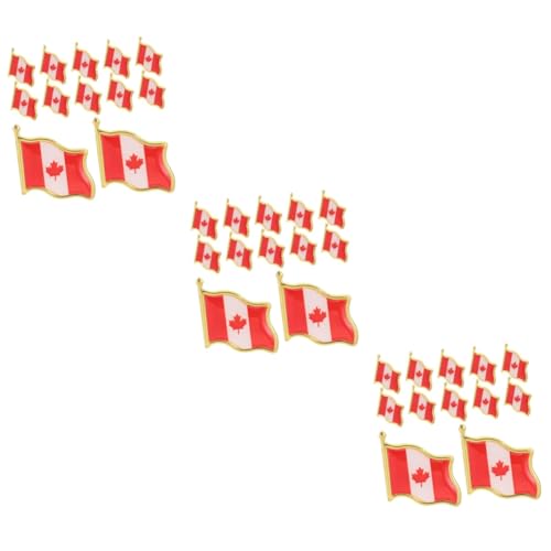 CONGARTENO 3 Sätze Flagge Brosche Anstecker Metall Abzeichen Für Kleidung Schals Und Jacken Patriotisches Design Einfach Zu Befestigen Stabiler Halt Für Männer Und Frauen 25 Stück * 3 von CONGARTENO
