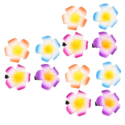 CONGARTENO 54stücke Künstliche Plumeria Haarspangen Farbmix Für Hochzeiten Partys Und Tägliche Outfits Strapazierfähiges Haarschmuck-accessoire Für Frauen Und Mädchen von CONGARTENO