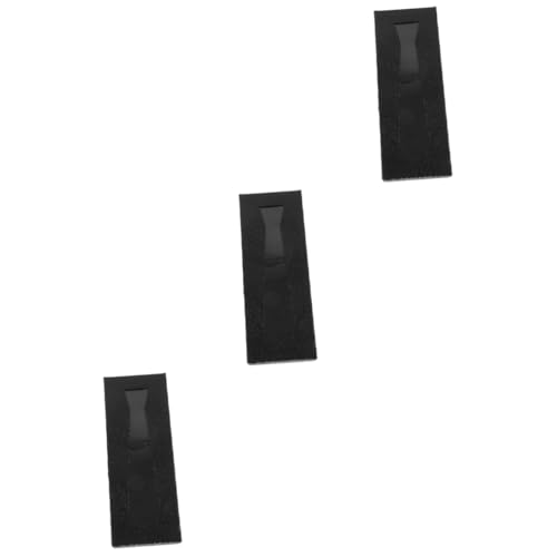 CONGARTENO 3 Stück Box Krawattenverpackung Box Krawatten Für Männer Krawattenetui Krawatten Organizer Etui Fliege Verpackung Krawatte Reiseetui Für Männer Sockenboxen Schwarzer Karton von CONGARTENO