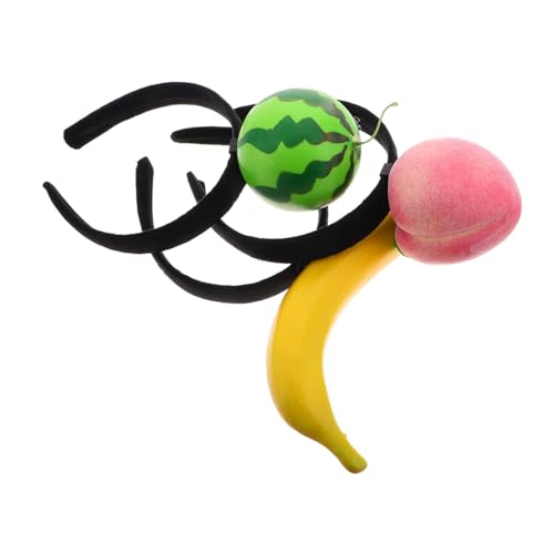 CONGARTENO 3 Stück Teiliges Haarband mit Kreativem Natürlichem Fruchtdesign Leichtes Auffälliges Stirnband für Mädchen für Strand Party und Alltag Bequemes Modisches Haar Accessoire von CONGARTENO
