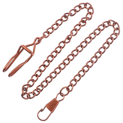 CONGARTENO 3 Stücke Taschenuhr Kette Herren Retro Design Legierung 37.5cm Dekorative Uhr Fob Kette für Anzüge und Hemden Langlebig und Elegant von CONGARTENO