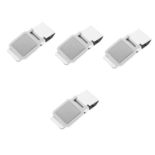 CONGARTENO 4 Stück Tragbare Geldklammern Für Die Brieftasche Geldklammer Aus Edelstahl Für Bargeld Und Karten Kompakt Und Modisch von CONGARTENO