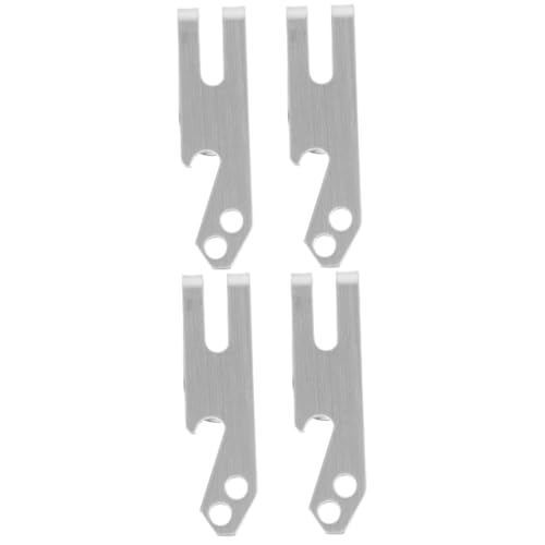 CONGARTENO 4 Stück Geldklammern rolf zuckowski Weihnachten weihnachen geldclip nupsis hochzeitsdirndl Vatertag goldhochzeit platzsparende ausgerechnet Weihnachten Geld Ordner agn Silver von CONGARTENO