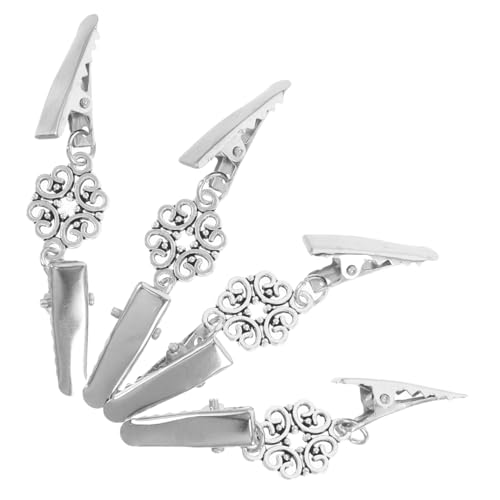 CONGARTENO 4stücke Vintage-pullover-clips Aus Legierung Für Damenbekleidung Pulloverketten-clips Zum Binden Für Cardigans Schalketten-clip Mit Glatten Kanten Für Schutz Pullover-clips von CONGARTENO