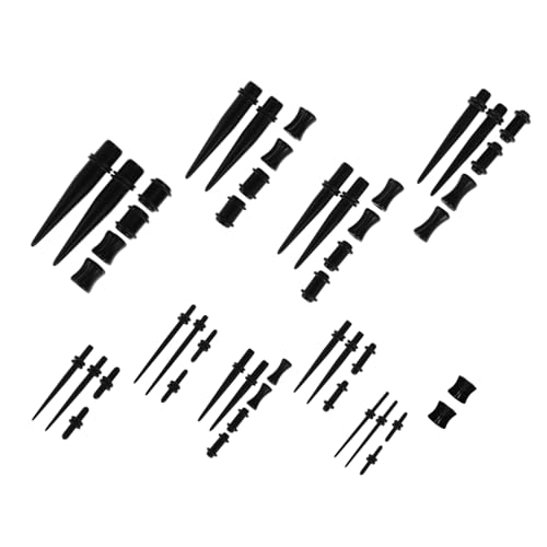 CONGARTENO 48 Stück Teiliges Ohr Gauge Schmuck Set Herzform Ohr Kit für Frauen Männer Jungen von CONGARTENO