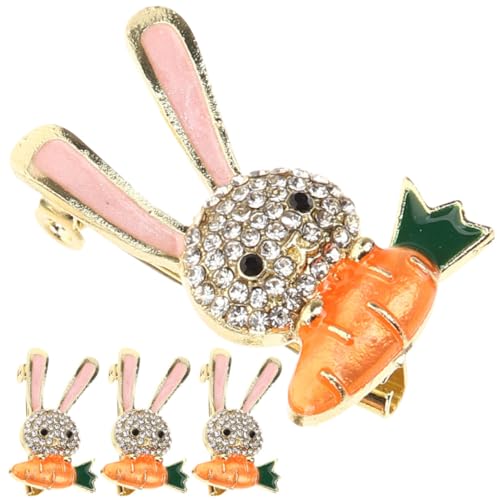 CONGARTENO 4stücke Teiliges Niedlicher Kaninchen-broschen Für Lapel- Für Anzüge Und Hüte Für Besondere Anlässe Und CONGARTENO 4stücke Teiliges Niedlicher Kaninchen-broschen Für Lapel- Für Anzüge Und Hüte Für Besondere Anlässe Und von CONGARTENO