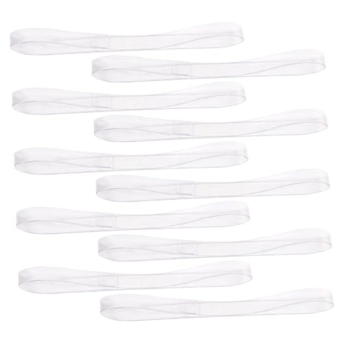 CONGARTENO 5 Paare Unsichtbare Elastische Schnürsenkel Transparent für High Heels Rutsch Festsitzend Schuheinsatz Komfort für Damen Pumps Zubehör von CONGARTENO