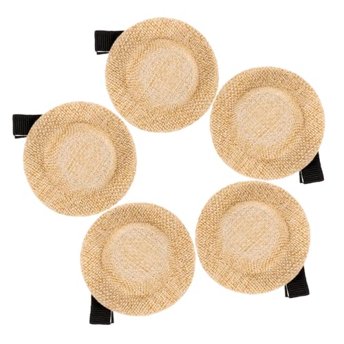 CONGARTENO 5 Stck Teiliges Mini hut Haarspangen für Mädchen Niedliche Kleine Haarschmuckclips aus hochwertigem Material Sicher und Bequem für Geburtstag Party Weihnachten und Alltag von CONGARTENO