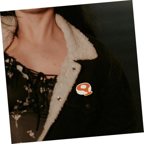 CONGARTENO 5 Stück Brot broschen mit Sandwich Croissant design Niedliche Emaille anstecker Leichte Mode accessoires für Rucksäcke Jacken und Taschen Spielerisch und Vielseitig von CONGARTENO