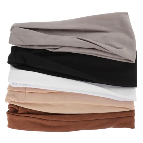 CONGARTENO 5 Stück Teiliges Elastische Sport Stirnbänder für Damen und Herren Atmungsaktive und Schweißabsorbierende Yoga Haarbänder Hellgrau Kaffee und Khaki Rutschfest und CONGARTENO 5 Stück Teiliges Elastische Sport Stirnbänder für Damen und Herren Atmungsaktive und Schweißabsorbierende Yoga Haarbänder Hellgrau Kaffee und Khaki Rutschfest und von CONGARTENO