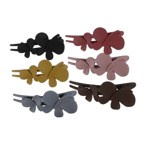 CONGARTENO 6stücke Entenschnabel Haarspangen Haarnadeln Clips Für Frauen Und Mädchen Stylisch Sicher Kompatibel Mit Hochsteckfrisuren Zöpfen Pferdeschwänzen von CONGARTENO