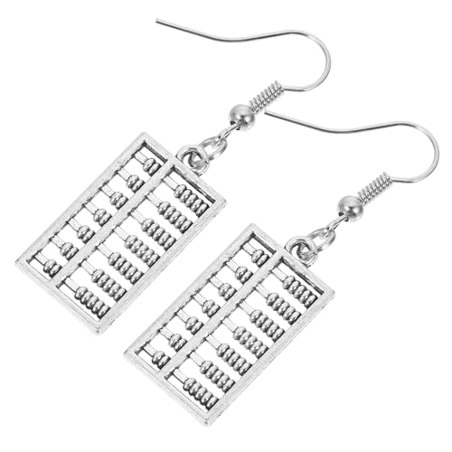 CONGARTENO Abacus Ohrringe Damen Leicht Glänzend Dangle Tropfen Schmuck Mathelehrer für Mädchen und Frauen Modischer Leichter Schmuck für Partys von CONGARTENO