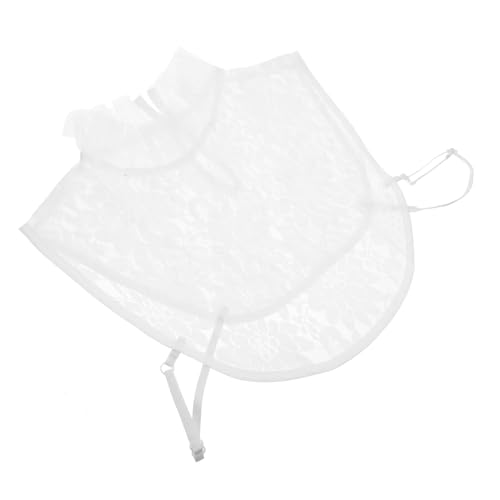 CONGARTENO Abnehmbarer Fake Collar Damen Spitzen Krageneinsatz Falscher Kragen Halb Blusenkragen für Pullover Hemden Blusen Vielseitiges Modeaccessoire für Frauen von CONGARTENO