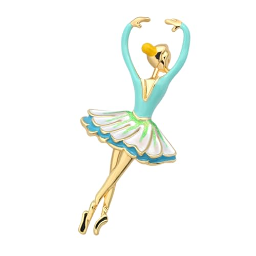 CONGARTENO Alloy Brosche Ballettmädchen Design Leichtes Dekor Anstecknadel für Kleidung Rucksack Hüte Vielseitig Tragbar Geschenkidee für Erwachsene von CONGARTENO