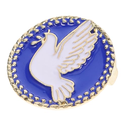 CONGARTENO Alloy Peace Dove Anstecknadel Vielseitige Brosche Schmuck für Kleidung Rucksäcke Jacken Friedenssymbol Schmuckaccessoire für Besondere Anlässe und Geschenke von CONGARTENO