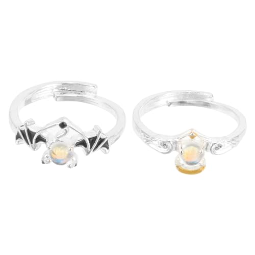 CONGARTENO Angel und Teufel Partner Ringe für Stilvolle Verlobungsringe aus Hochwertigem Material Luxuriöse Design Fingerringe für Männer und Frauen Besonderes zur Liebesbekundung von CONGARTENO