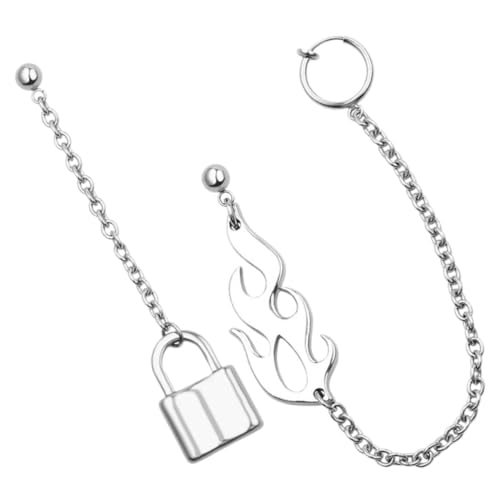 CONGARTENO Asymmetrische Ohrringe Damen Hängend Geometrisch Doppelloch Design Leicht Elegant Alltag und Anlass von CONGARTENO