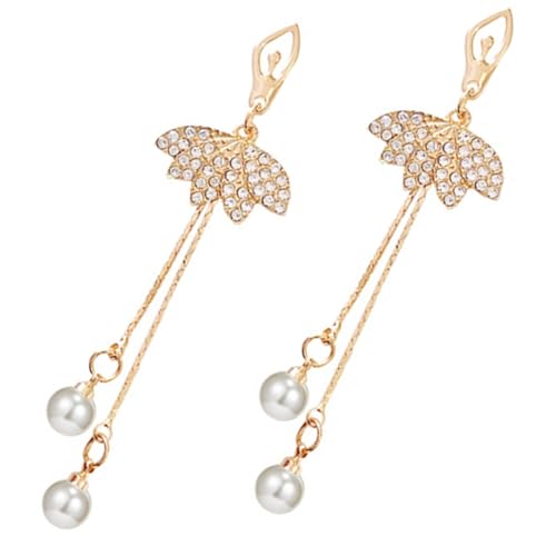 CONGARTENO Ballerina Mädchen Ohrringe Damen Perlen Quaste Ohrschmuck Modisch Elegant Leicht Für Alltag Festival Hochzeit Party von CONGARTENO