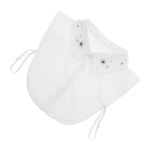 CONGARTENO Baumwoll Halbkragen Damen Abnehmbar Falscher Hemdkragen Vielseitig Frühling Herbst Weißer Fake Blouse Insert für Pullover Jacken Mäntel Modischer Krageneinsatz CONGARTENO Baumwoll Halbkragen Damen Abnehmbar Falscher Hemdkragen Vielseitig Frühling Herbst Weißer Fake Blouse Insert für Pullover Jacken Mäntel Modischer Krageneinsatz von CONGARTENO