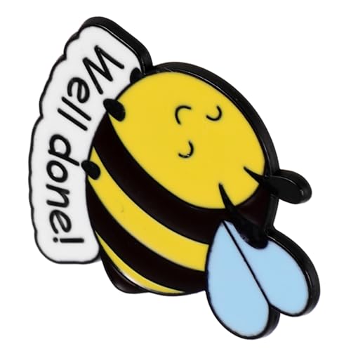 CONGARTENO Bienenbrosche Damen Metall Anstecknadel Kleine Stylische Biene Schmuck Accessoire für Kleidung Rucksäcke Taschen Modisches Tiermotiv Geschenkidee von CONGARTENO