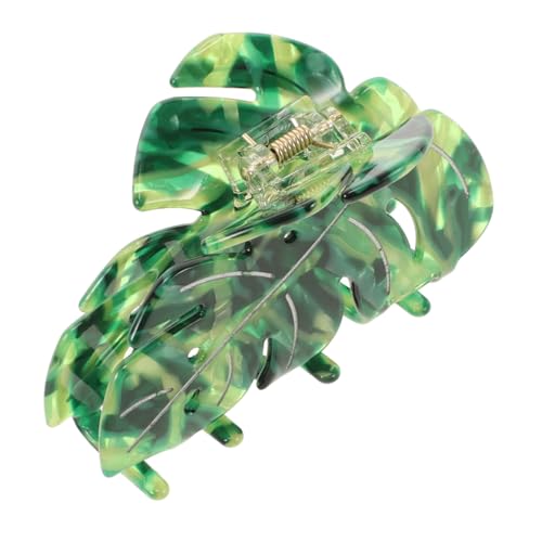CONGARTENO Haarklammer Aus Acetat Blattform Rutschfeste Haarspange Für Dickes Und Dünnes Haar Elegante Haaraccessoires Für Frauen von CONGARTENO
