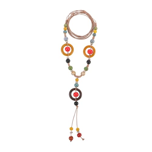 CONGARTENO Böhmische Quasten Halskette für Damen Vintage Pullover Kette mit Handgefertigten Perlen und Einzigartigem Design für und Stilvolle Outfits von CONGARTENO