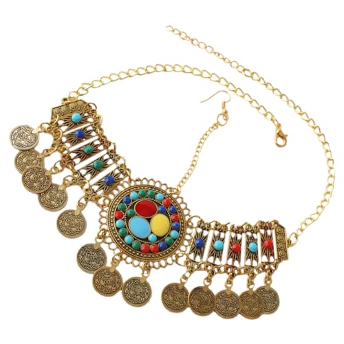 CONGARTENO Bohemian Halskette Damen Vintage Kettenanhänger aus Zinklegierung Leicht und Stilvoll Vielseitiger Schmuck für Frauen und Alltagsschmuck von CONGARTENO